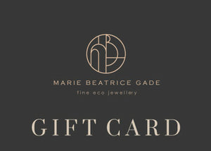 MBG Gift card for Marie Beatrice Gade fine eco jewellery