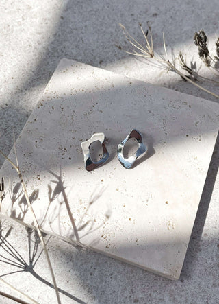 MASTRUP Mini Earrings -handmade silver stud earrings