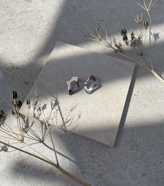 MASTRUP Mini Earrings -handmade silver stud earrings