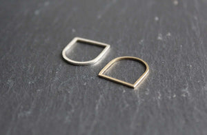 Handmade Eco-Friendly fine jewellery by Marie Beatrice Gade, ALASKA - Sterling 925 Flat Top Silver Ring
