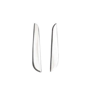 Handmade Eco-Friendly fine jewellery by Marie Beatrice Gade, BELIZE - Organic shaped silver earrings