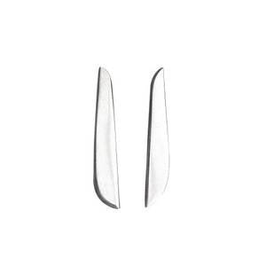 Belize-organic-shaped-silver-earrings-by-Marie-Beatrice-Gade-flat-lay