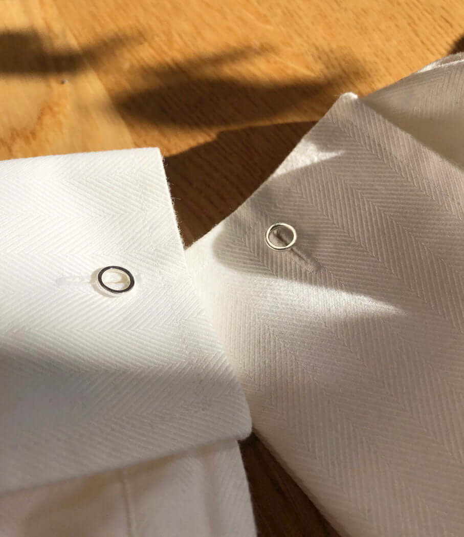 Handmade Eco-Friendly fine jewellery by Marie Beatrice Gade, CONTINUUM - Unisex silver cufflinks