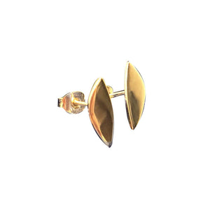 Handmade Eco-Friendly fine jewellery by Marie Beatrice Gade, EVE - 9K recycled gold earrings
