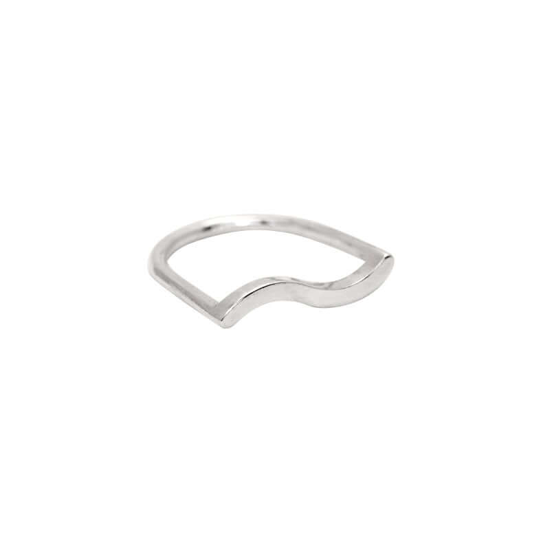 Handmade Eco-Friendly fine jewellery by Marie Beatrice Gade, EVER - Silver wave ring