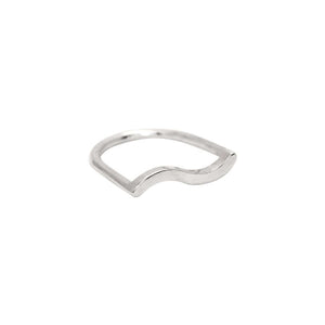 Handmade Eco-Friendly fine jewellery by Marie Beatrice Gade, EVER - Silver wave ring