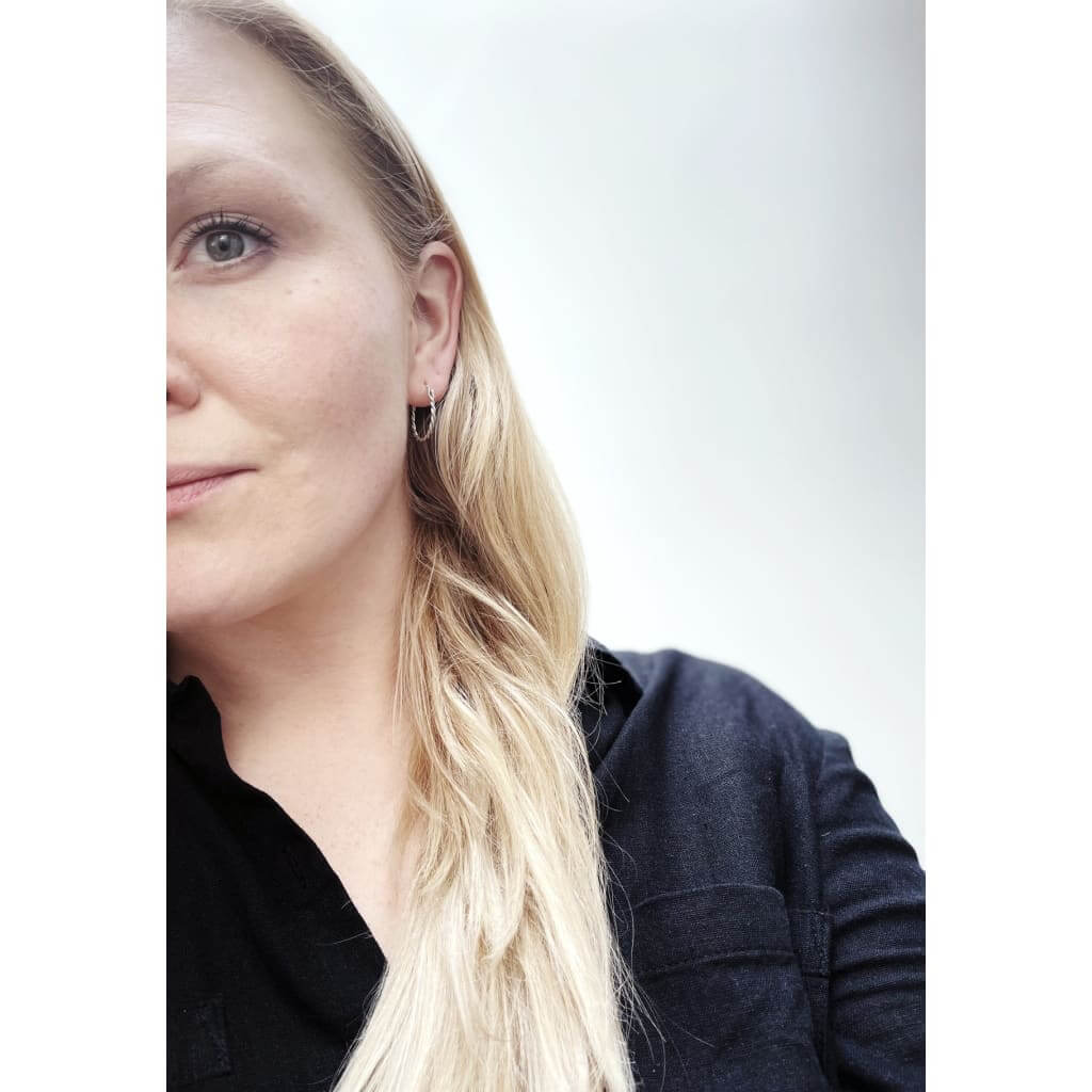 Handmade Eco-Friendly fine jewellery by Marie Beatrice Gade, CHIARA - Creole Mini Hoop Earrings