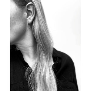 Handmade Eco-Friendly fine jewellery by Marie Beatrice Gade, CHIARA - Creole Mini Hoop Earrings