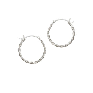 Handmade Eco-Friendly fine jewellery by Marie Beatrice Gade, CHIARA - Creole Mini Hoop Earrings