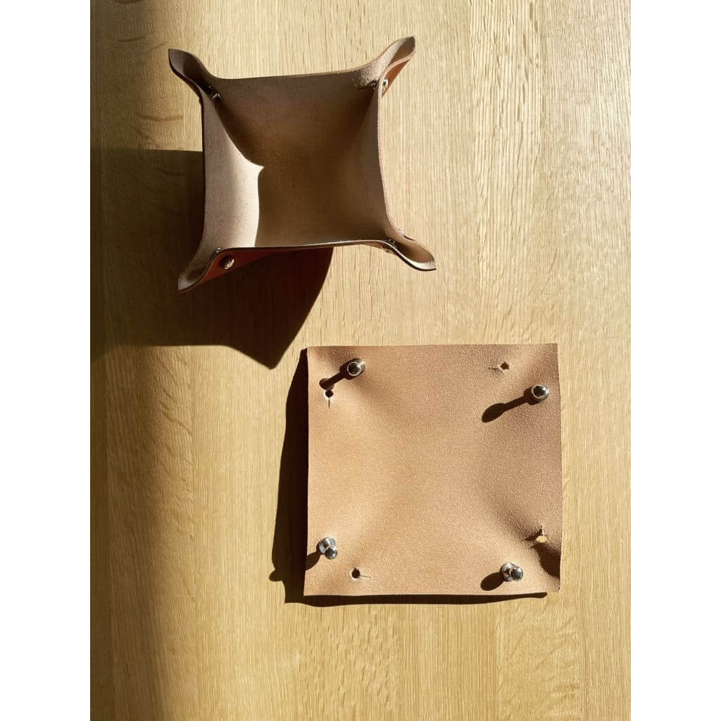 Handmade Eco-Friendly fine jewellery by Marie Beatrice Gade, COMO - Leather Travel Tray