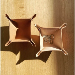 Handmade Eco-Friendly fine jewellery by Marie Beatrice Gade, COMO - Leather Travel Tray