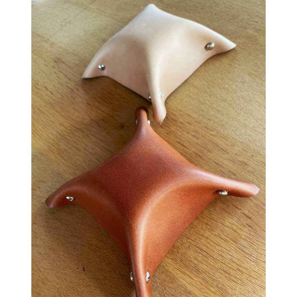 Handmade Eco-Friendly fine jewellery by Marie Beatrice Gade, COMO - Leather Travel Tray