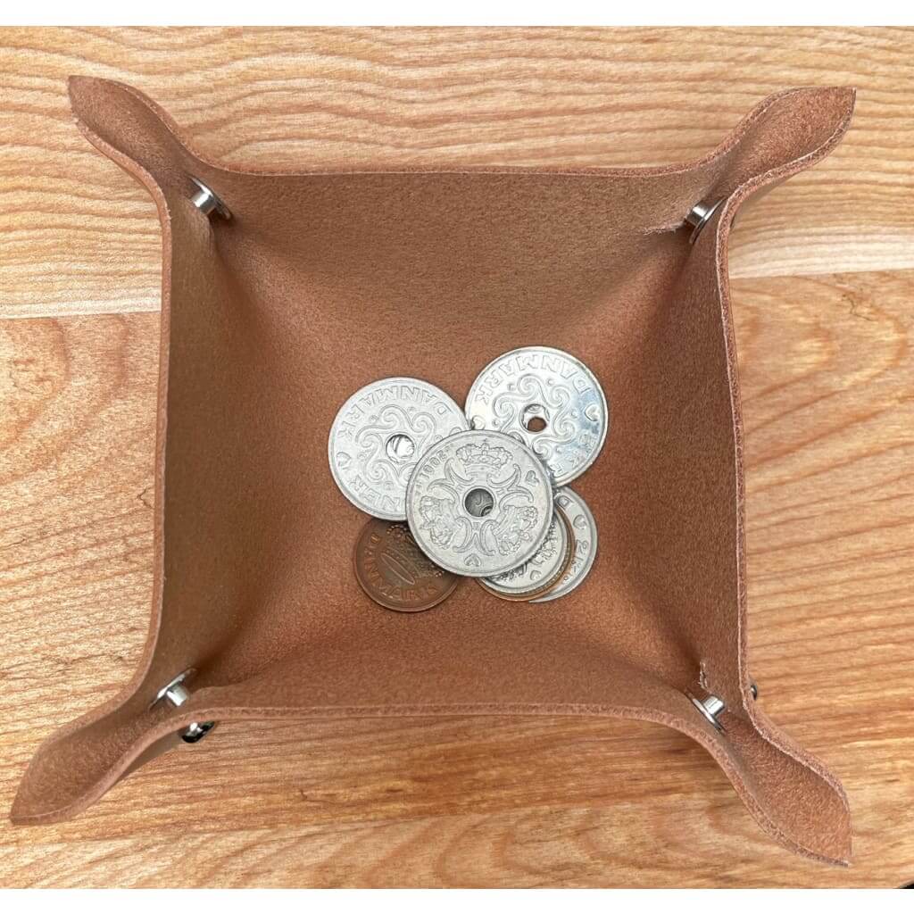 Handmade Eco-Friendly fine jewellery by Marie Beatrice Gade, COMO - Leather Travel Tray