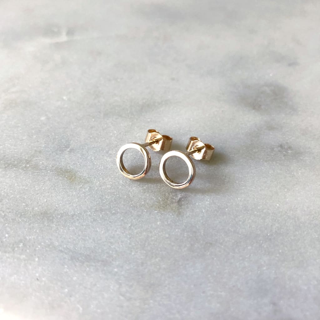 9ct recycled Gold Continuum Earrings by M of Copenhagen  