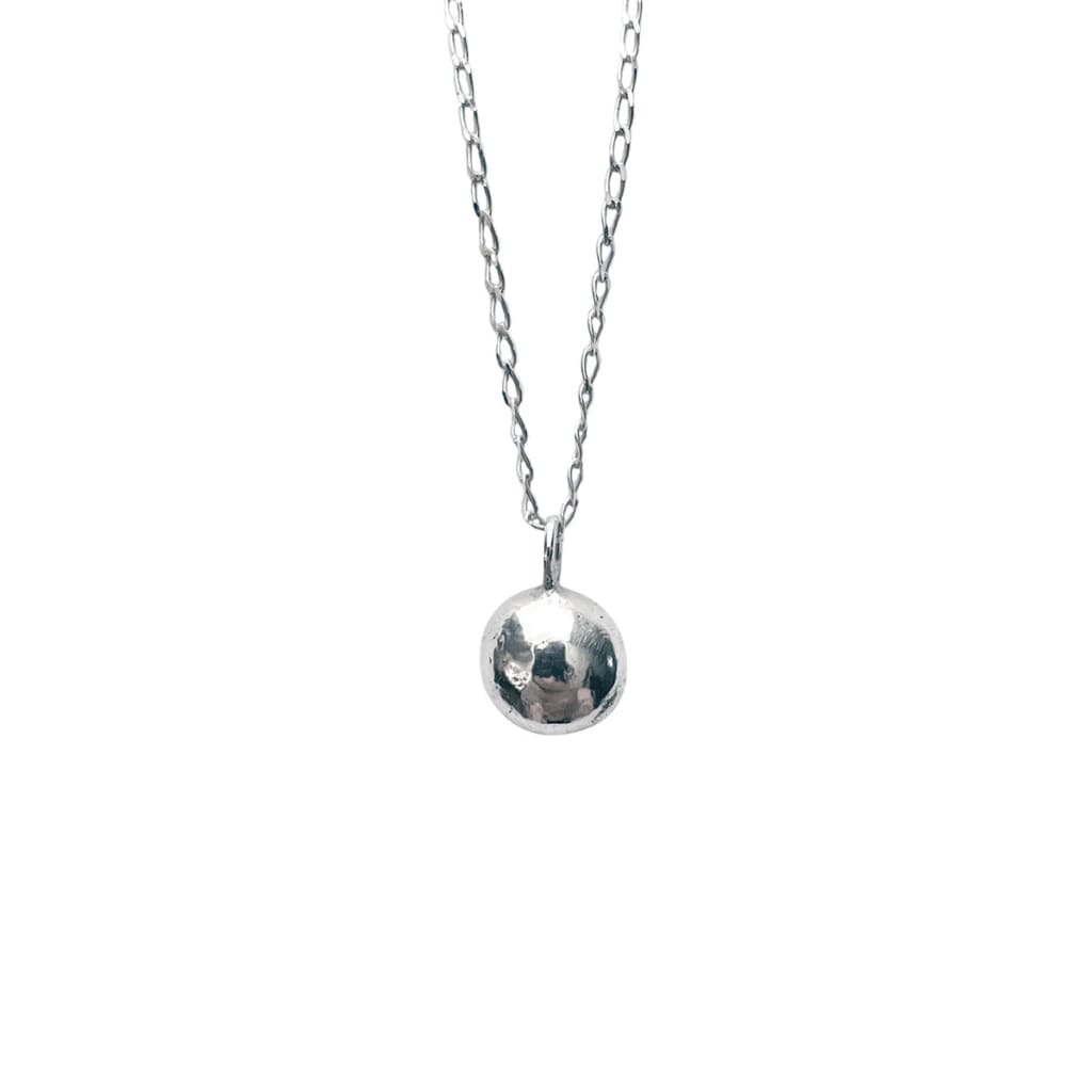 Handmade Eco-Friendly fine jewellery by Marie Beatrice Gade, DINAH - Silver drop necklace