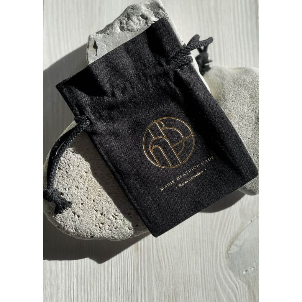 Handmade Eco-Friendly fine jewellery by Marie Beatrice Gade, FAIRTRADE COTTON Jewellery Pouch