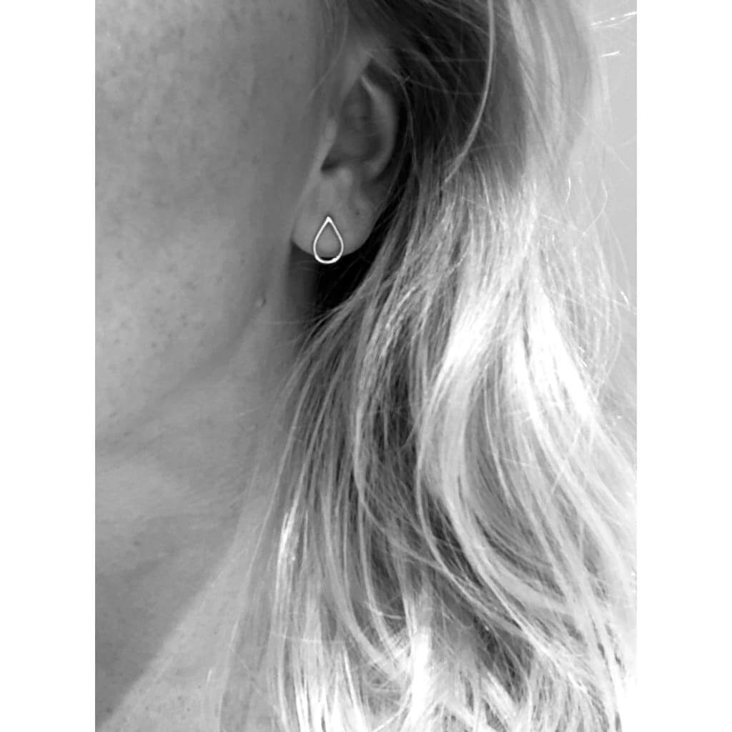 Handmade Eco-Friendly fine jewellery by Marie Beatrice Gade, FILIPPA MINI 9K Gold Drop Earrings