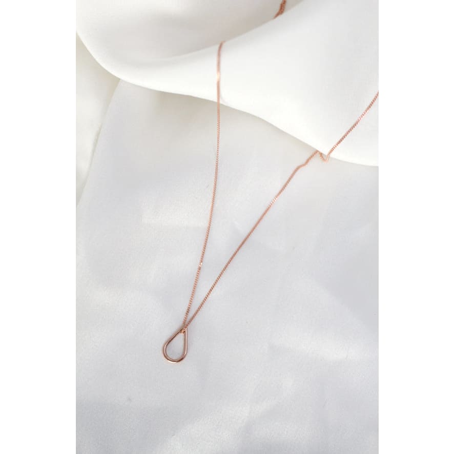 FILIPPA MINI 9K Red Gold Necklace - Necklaces