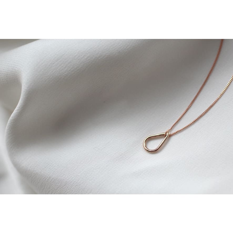 FILIPPA MINI 9K Red Gold Necklace - Necklaces