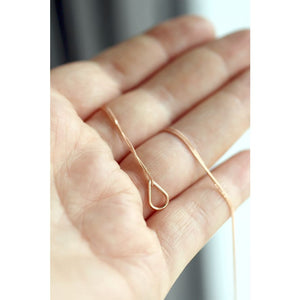 FILIPPA MINI 9K Red Gold Necklace - Necklaces