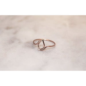 Filippa Ring 9 ct red gold by M of Copenhagen on marble