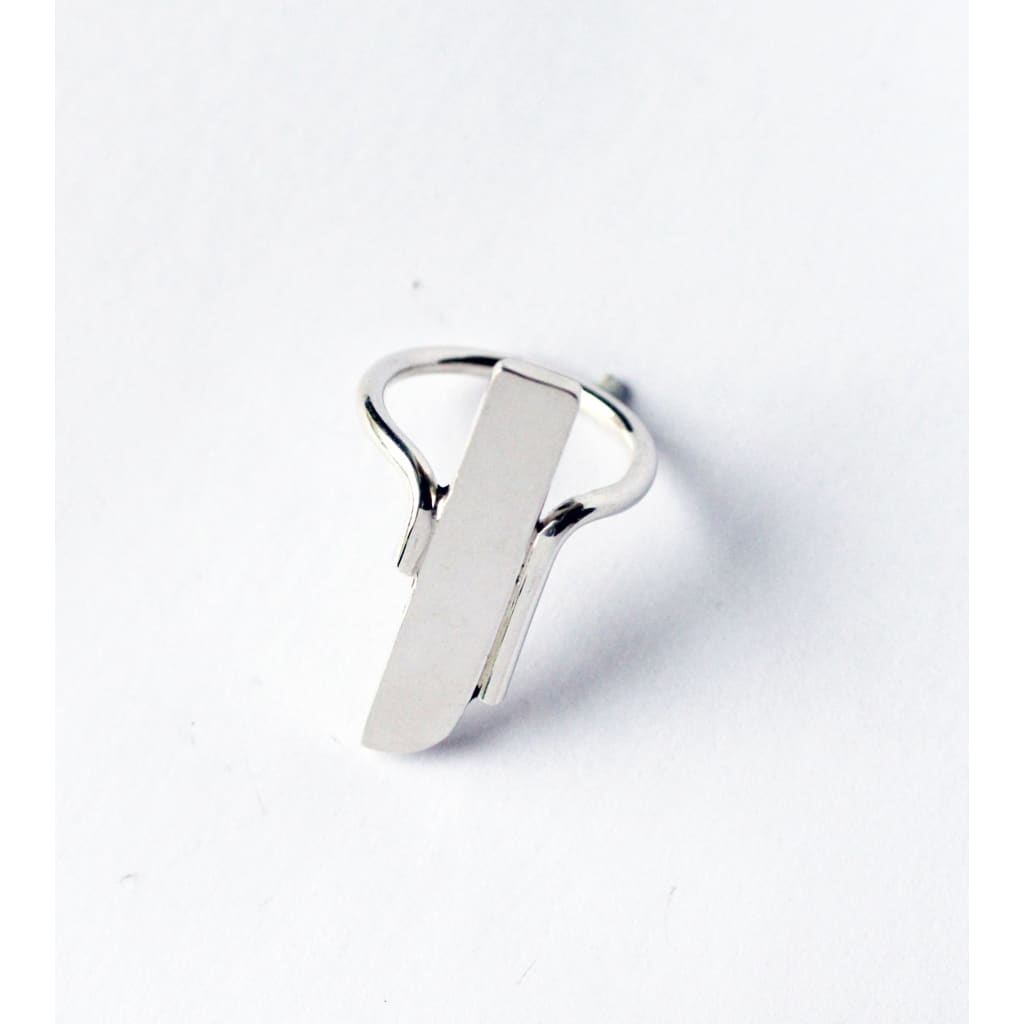 Freedom ring by M of Copenhagen with recycled precious metals flatlay