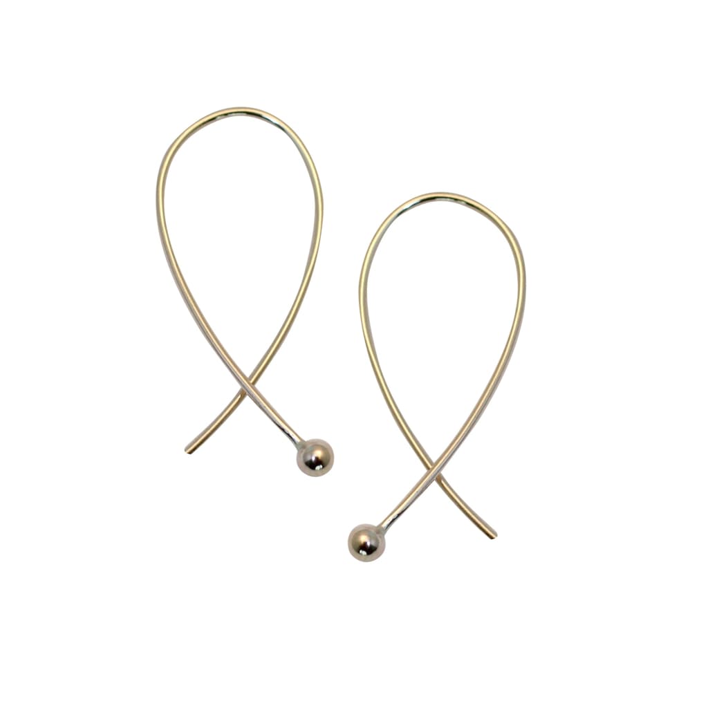 Gabrielle-9-ct-gold-recycled-earrings-by-M-of-Copenhagen on white background