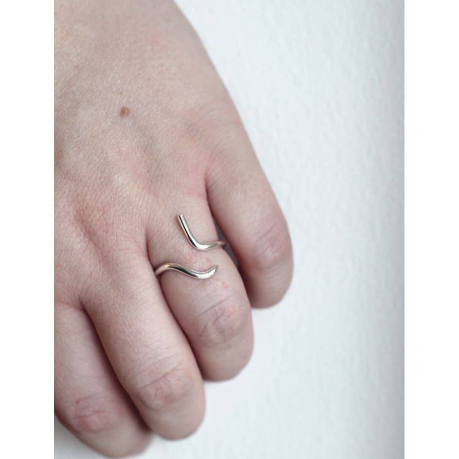 Handmade Eco-Friendly fine jewellery by Marie Beatrice Gade, HERA Silver Serpent Ring