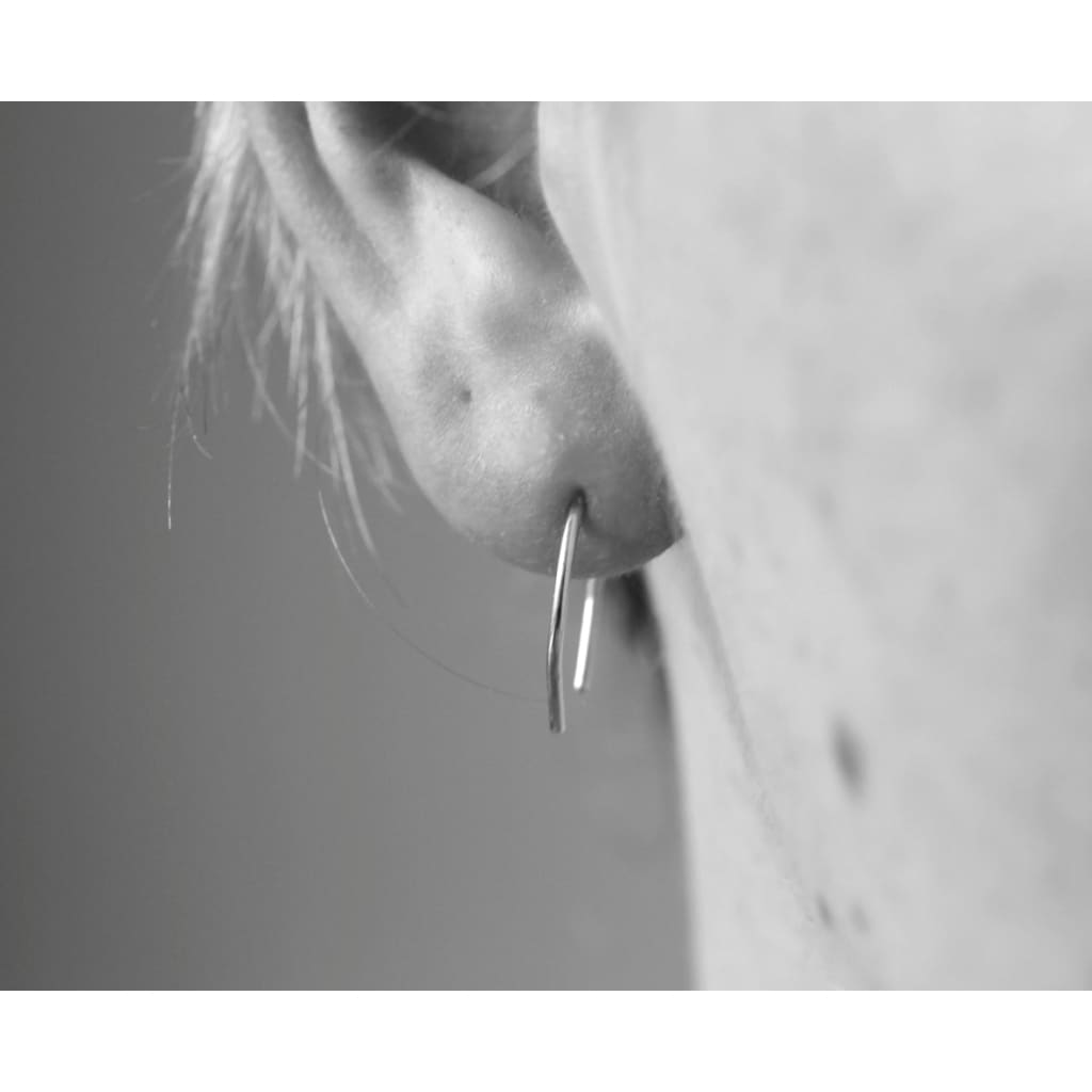 Handmade Eco-Friendly fine jewellery by Marie Beatrice Gade, HOOK Earrings
