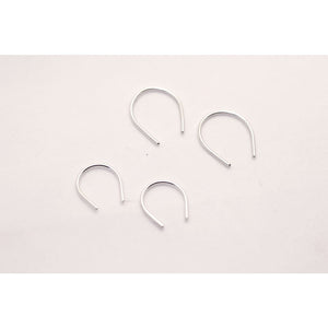 Handmade Eco-Friendly fine jewellery by Marie Beatrice Gade, HOOK MINI Silver Earrings