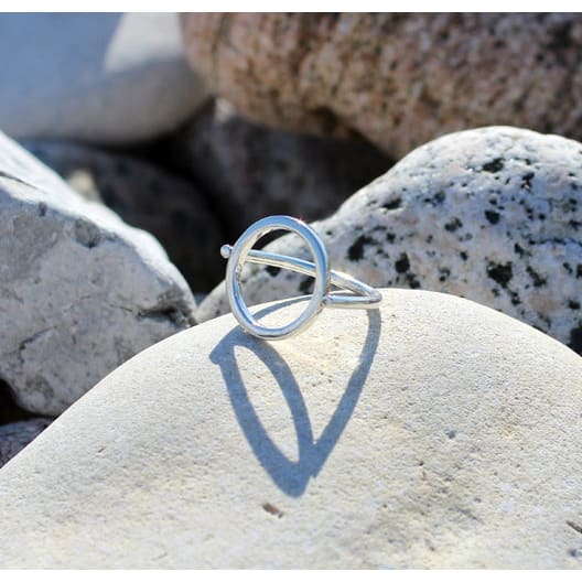 Handmade Eco-Friendly fine jewellery by Marie Beatrice Gade, HOOP Ring