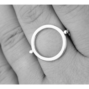 Handmade Eco-Friendly fine jewellery by Marie Beatrice Gade, HOOP Ring