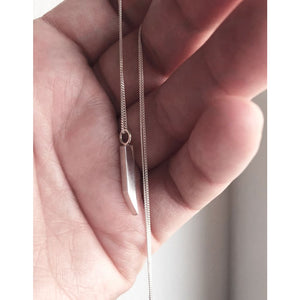 Handmade Eco-Friendly fine jewellery by Marie Beatrice Gade, IRIS Silver Dagger Necklace