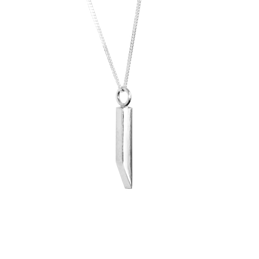 Handmade Eco-Friendly fine jewellery by Marie Beatrice Gade, IRIS Silver Dagger Necklace