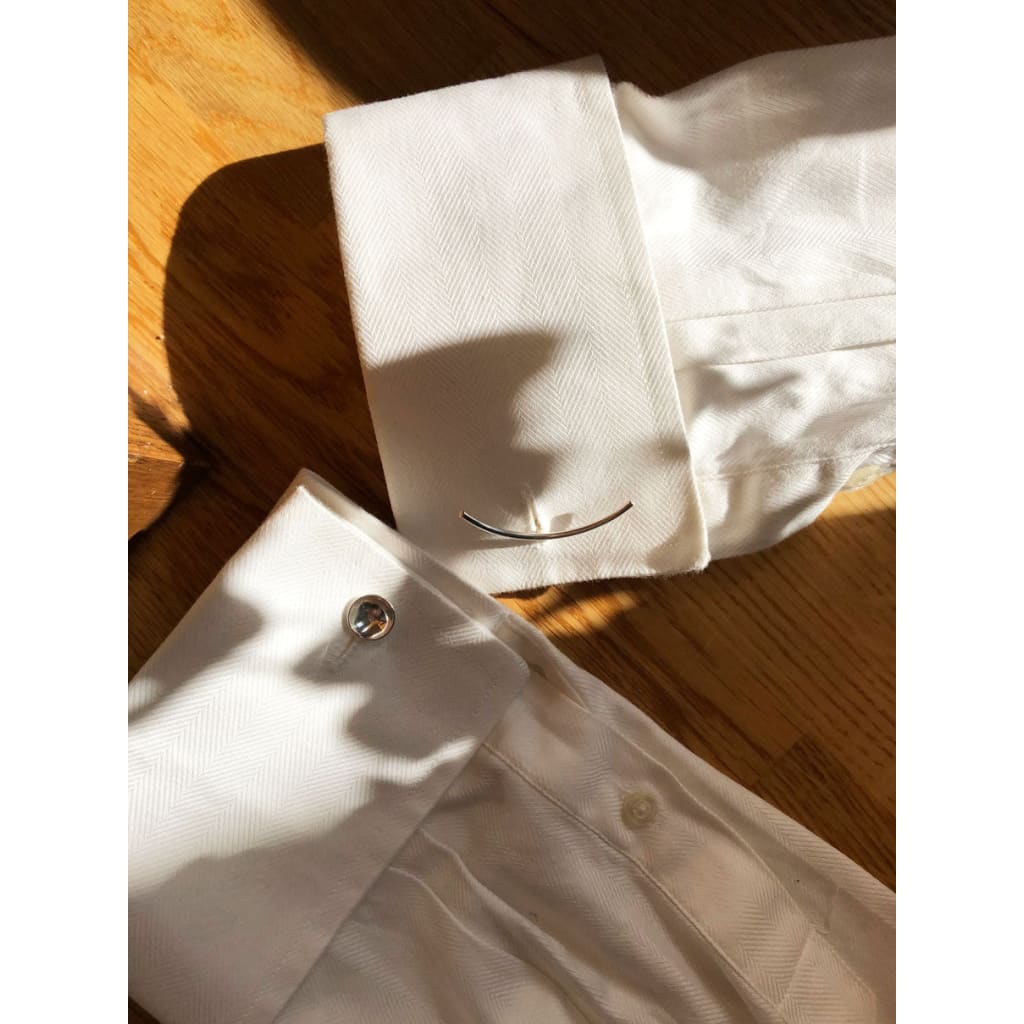 Handmade Eco-Friendly fine jewellery by Marie Beatrice Gade, MERCURY Unisex Cufflinks