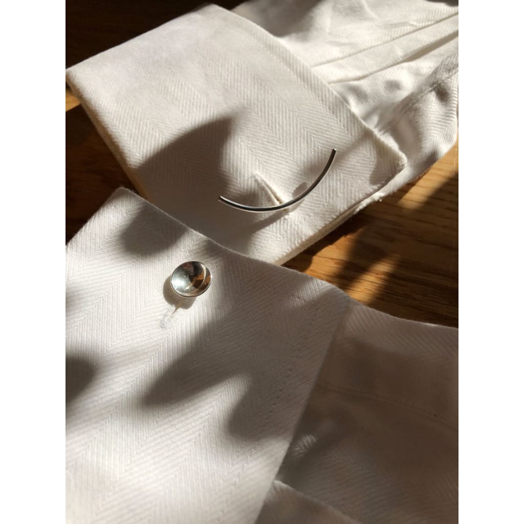 Handmade Eco-Friendly fine jewellery by Marie Beatrice Gade, MERCURY Unisex Cufflinks