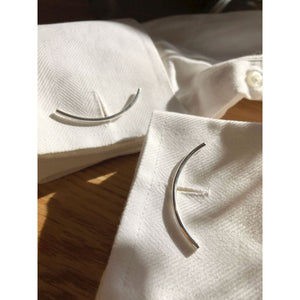 Handmade Eco-Friendly fine jewellery by Marie Beatrice Gade, MERCURY Unisex Cufflinks