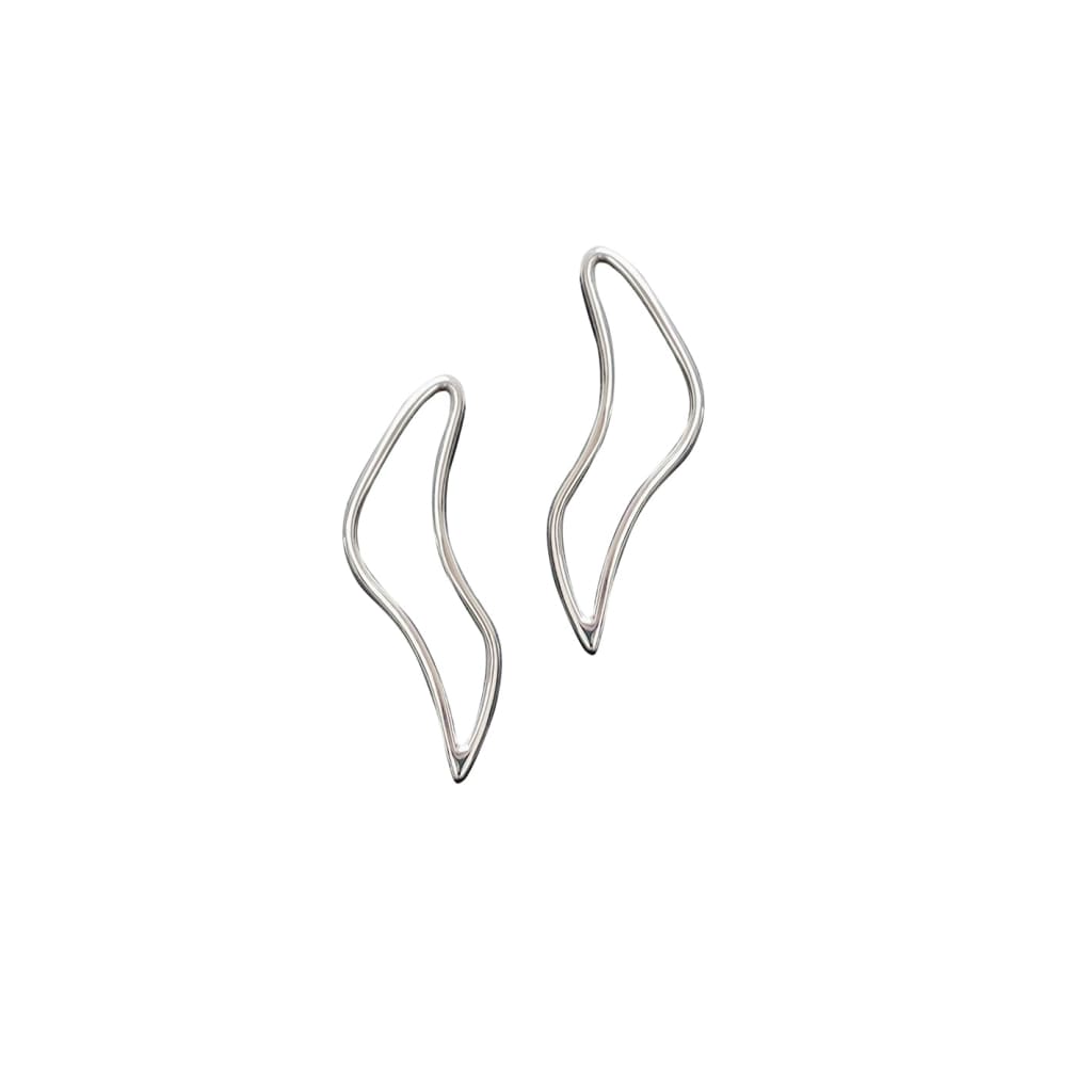 Marie Beatrice Gade  SEJERØ Collection - Hand shaped silver earrings