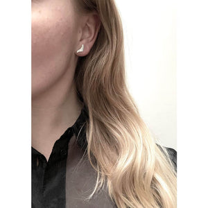 Handmade Eco-Friendly fine jewellery by Marie Beatrice Gade, ØEN Solid Earrings