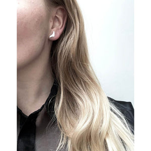 Handmade Eco-Friendly fine jewellery by Marie Beatrice Gade, ØEN Solid Earrings