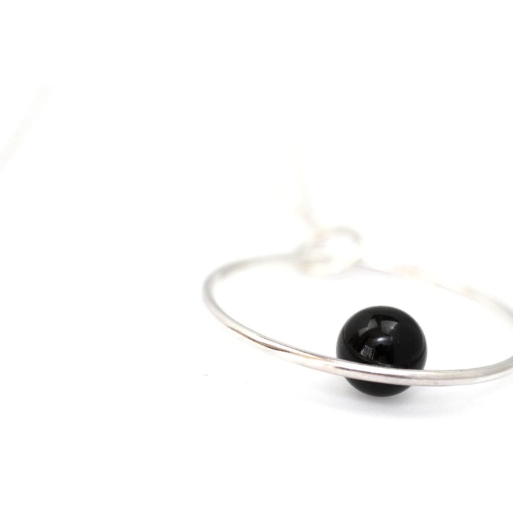 Positano necklace by M of Copenhagen made with recycled silver and onyx