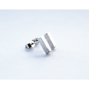 Handmade Eco-Friendly fine jewellery by Marie Beatrice Gade, RECTANGLE Earrings