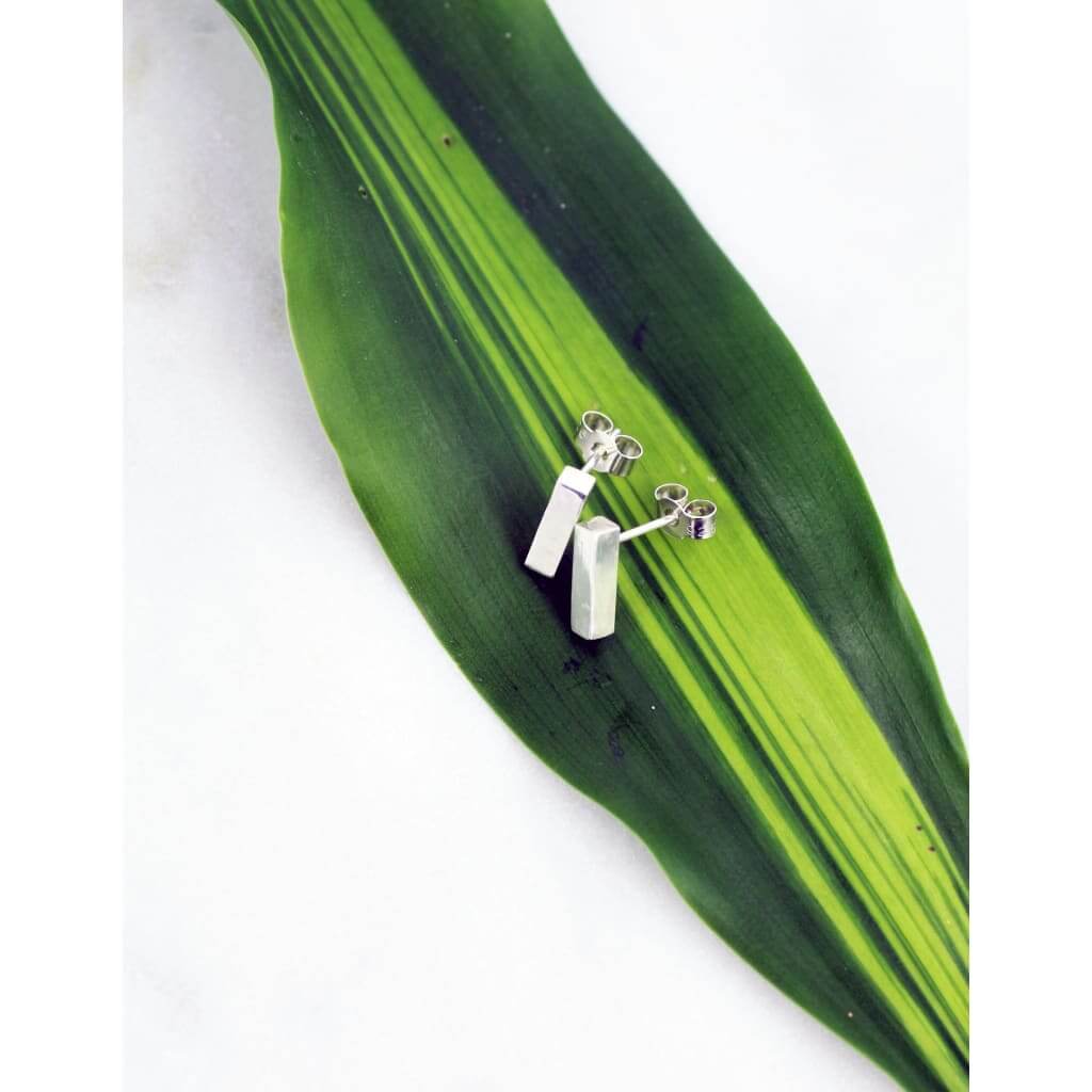Handmade Eco-Friendly fine jewellery by Marie Beatrice Gade, RECTANGLE Earrings