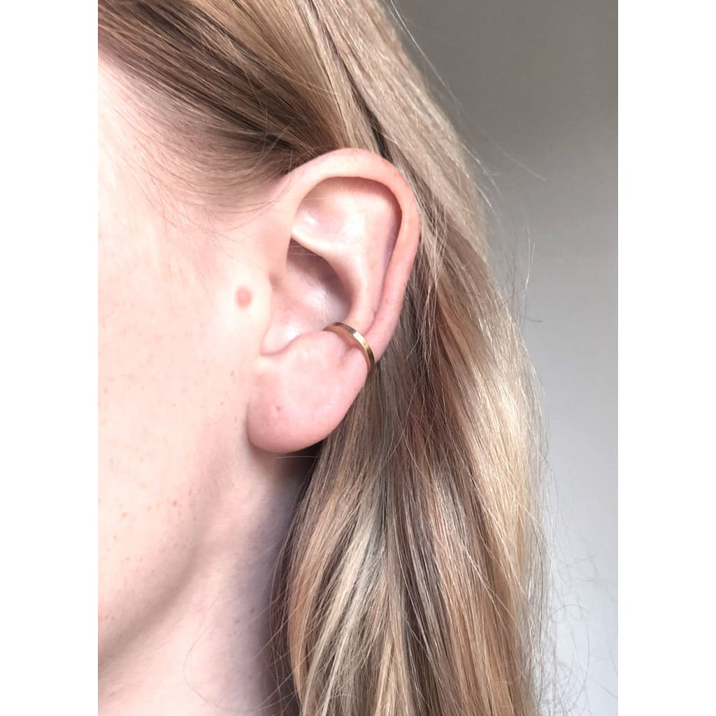 ROXY 9 K Gold Ear Cuff - Earrings