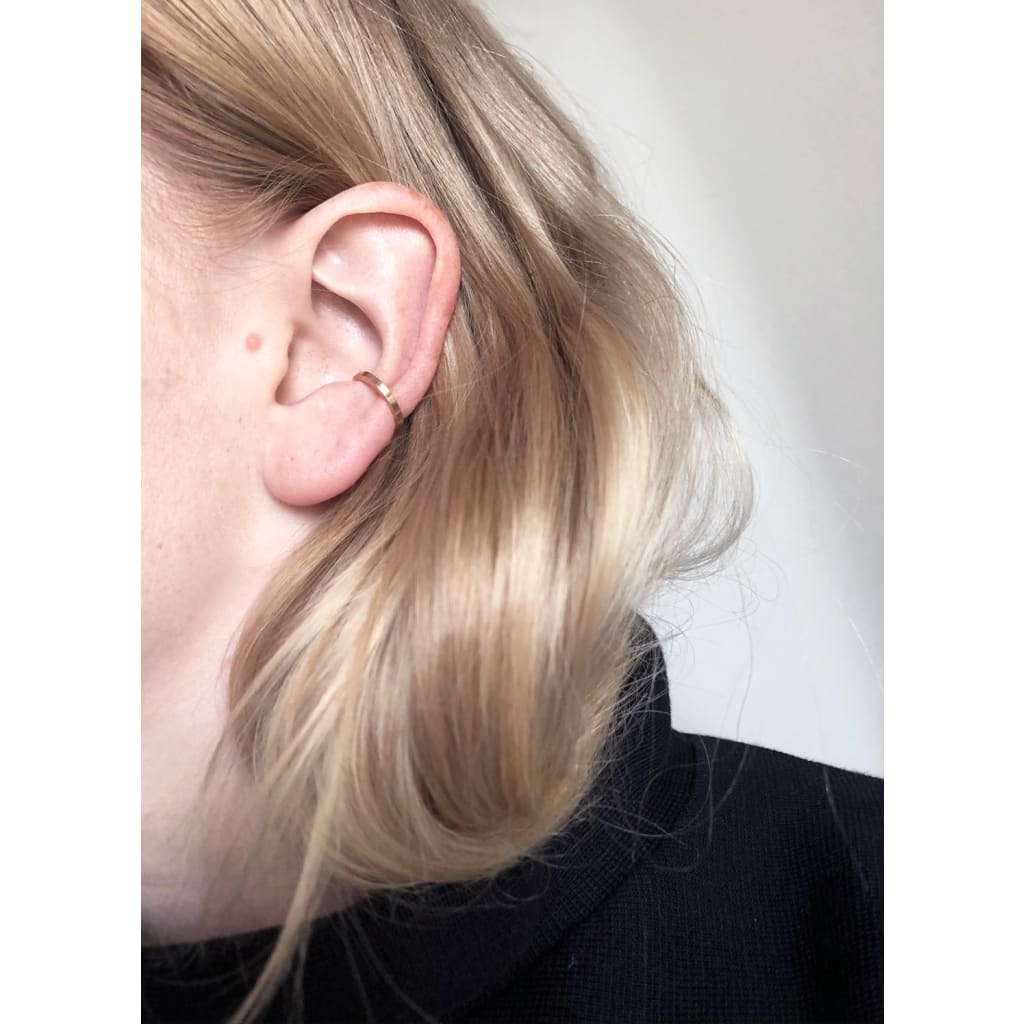 ROXY 9 K Gold Ear Cuff - Earrings