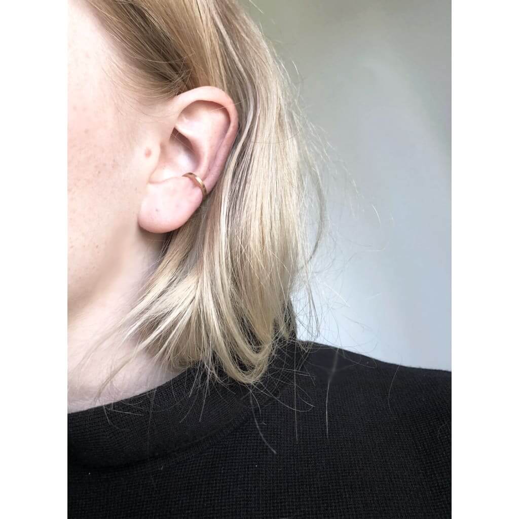 ROXY 9 K Gold Ear Cuff - Earrings
