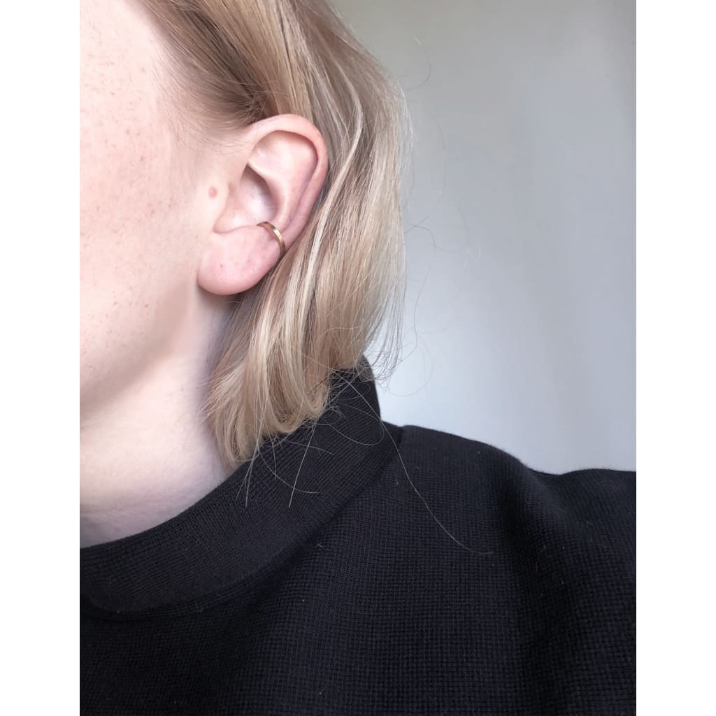 ROXY 9 K Gold Ear Cuff - Earrings
