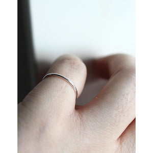 Stella stacking ring in reycled silver by m of copenhagen