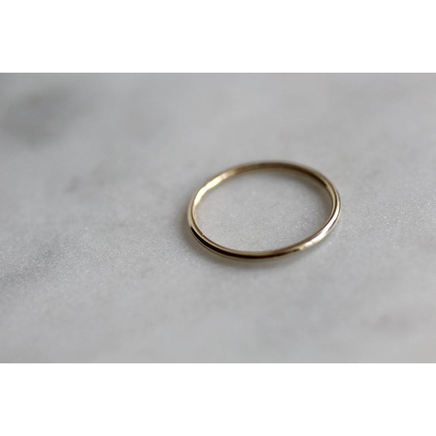 Golden stacking ring by M of Copenhagen