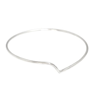 Thy bangle by M of Copenhagen made from Ecosilver recycled silver 